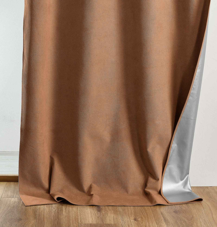 Rideau isolant thermique Klima camel Qabane- Blancollection