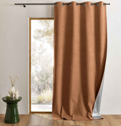 Rideau isolant Klima camel Qabane