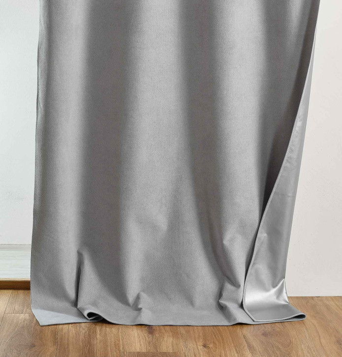 Rideau isolant thermique Klima gris perle Qabane- Blancollection