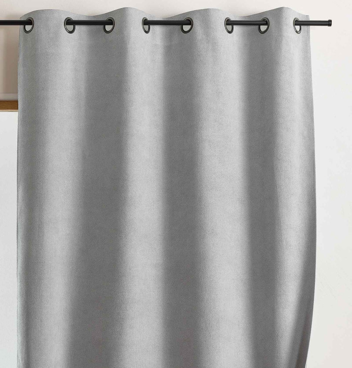Rideau isolant thermique Klima gris perle Qabane- Blancollection