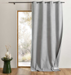 Rideau isolant Klima gris perle Qabane