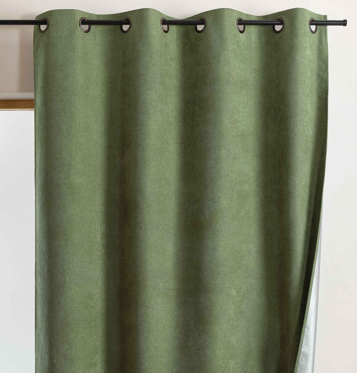 Rideau isolant thermique Klima olive Qabane- Blancollection