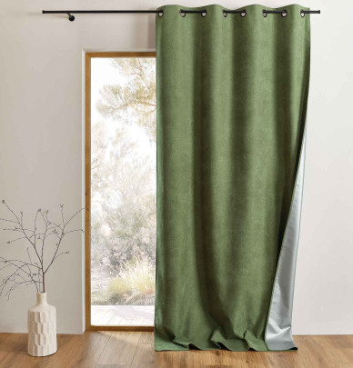 Rideau isolant Klima olive Qabane