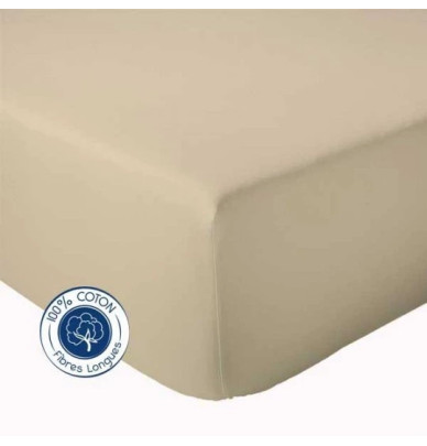 Drap housse en coton seigle Tradilinge