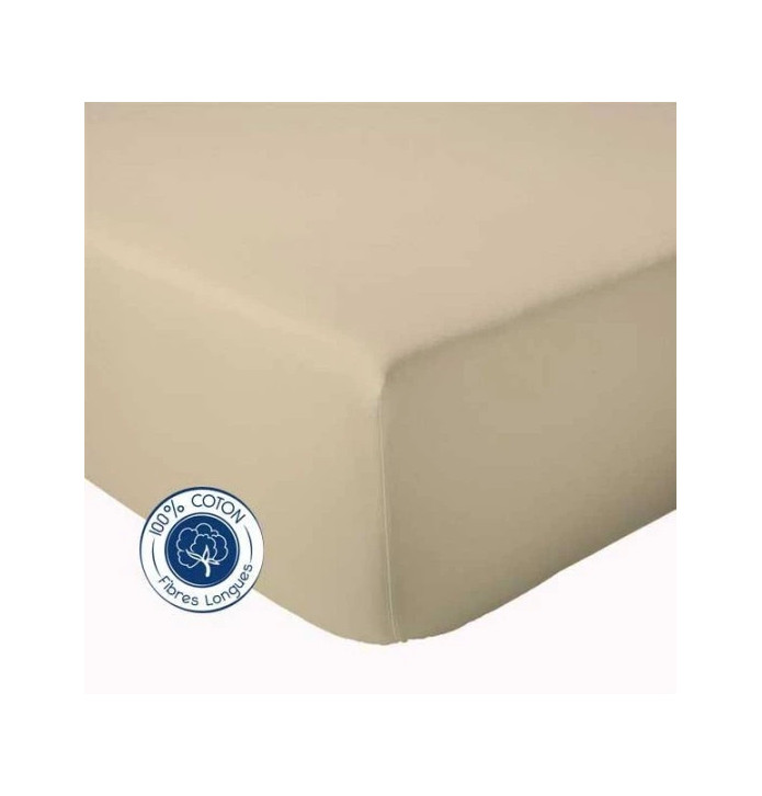 Drap housse en coton seigle Tradilinge