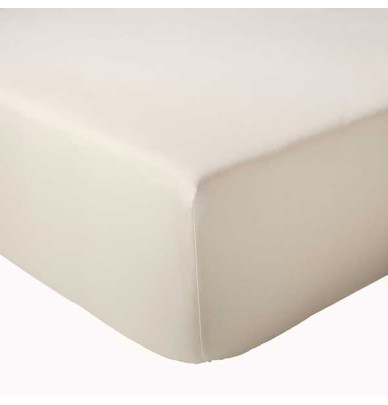 Drap housse écru lavé Tradilinge