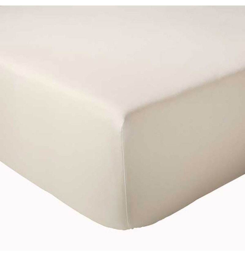 Drap housse écru lavé Tradilinge