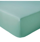 Drap housse percale jade Tradilinge