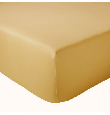 Drap housse percale ambre Tradilinge