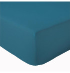 Drap housse percale cobalt Tradilinge
