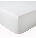 Drap housse percale blanc Tradilinge