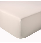 Drap housse percale beige