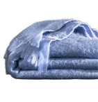 Couverture Mohair lavande Ourson