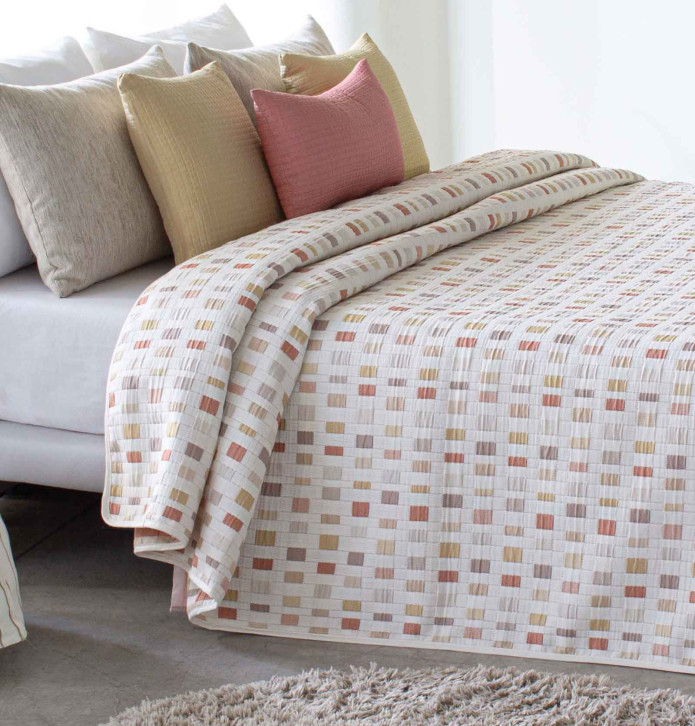 Couvre lit jacquard réversible Alston Reig Marti - Blancollection