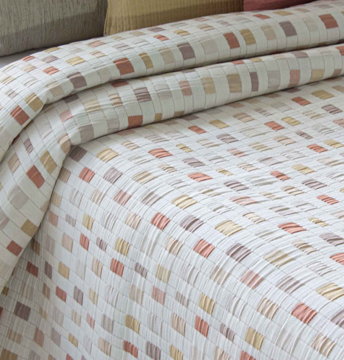 Couvre lit jacquard réversible Alston Reig Marti - Blancollection