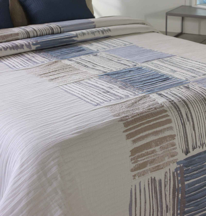 Couvre lit jacquard réversible Melal Reig Marti - Blancollection