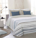 Couvre lit jacquard réversible Haydon Reig Marti - Blancollection