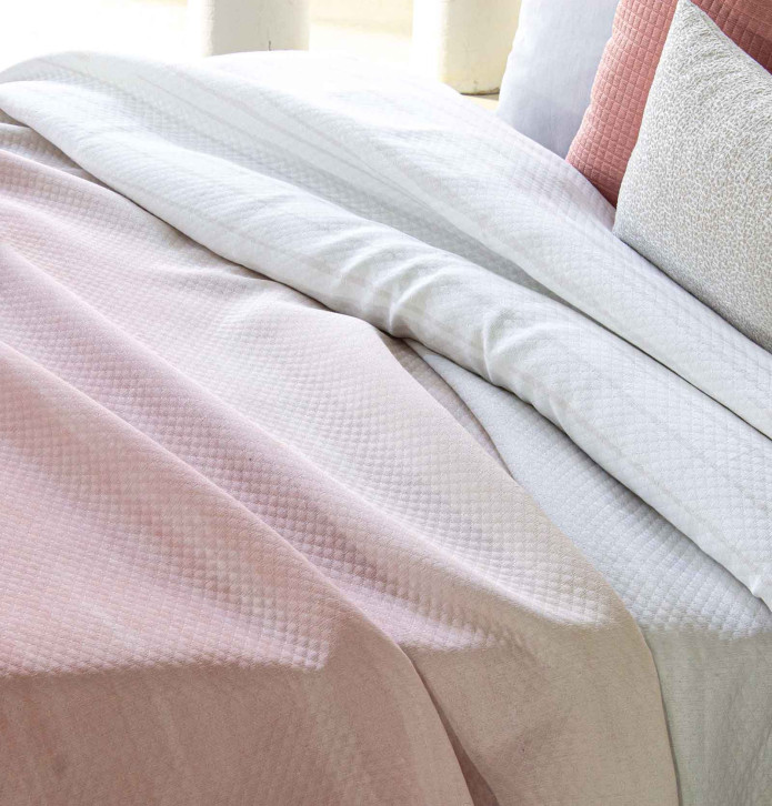 Couvre lit jacquard réversible Sawley Reig Marti - Blancollection