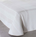 Couvre lit jacquard Valli Reig Marti - Blancollection