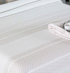 Couvre lit jacquard Valli Reig Marti - Blancollection