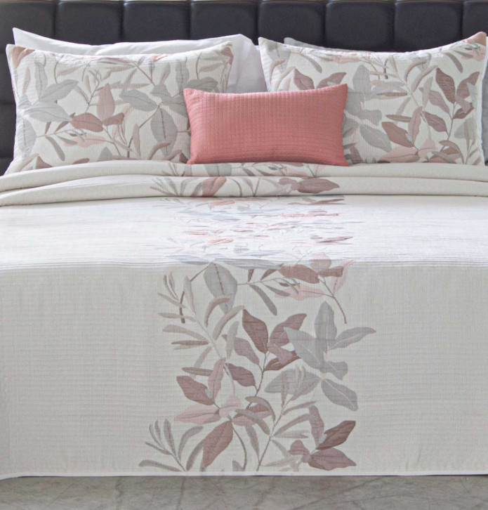 Couvre lit jacquard réversible Inca Reig Marti - Blancollection