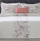 Couvre lit jacquard réversible Inca Reig Marti - Blancollection