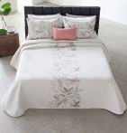 Couvre lit jacquard réversible Inca Reig Marti - Blancollection