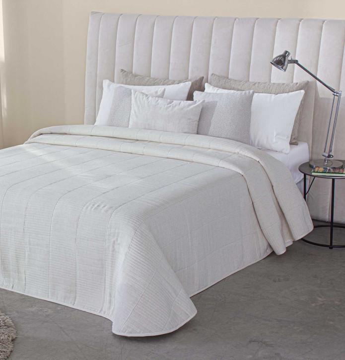 Couvre lit jacquard Ghar Reig Marti - Blancollection