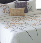 Couvre lit jacquard Prezza Reig Marti - Blancollection