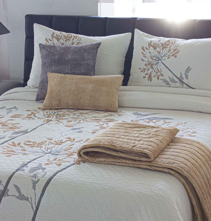 Couvre lit jacquard Prezza Reig Marti - Blancollection
