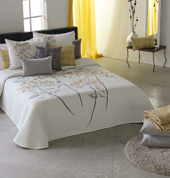 Couvre lit jacquard Prezza Reig Marti - Blancollection