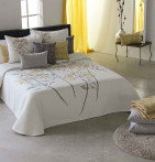Couvre lit jacquard Prezza Reig Marti - Blancollection