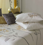 Housse coussin jacquard Prezza Reig Marti - Blancollection