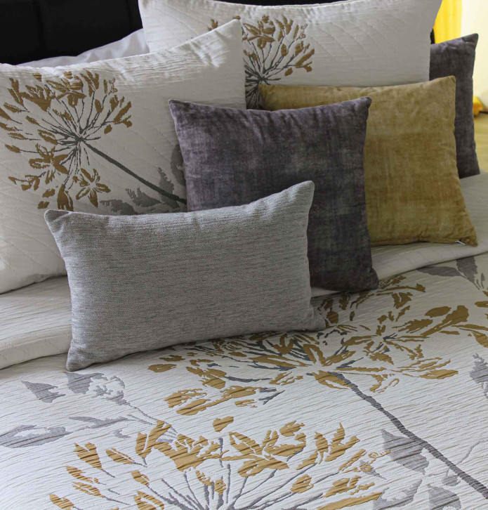 Housse coussin jacquard Prezza Reig Marti - Blancollection