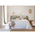 Couvre-lit Kimma blanc Antilo - Blancollection