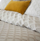 Couvre-lit Kimma beige Antilo - Blancollection