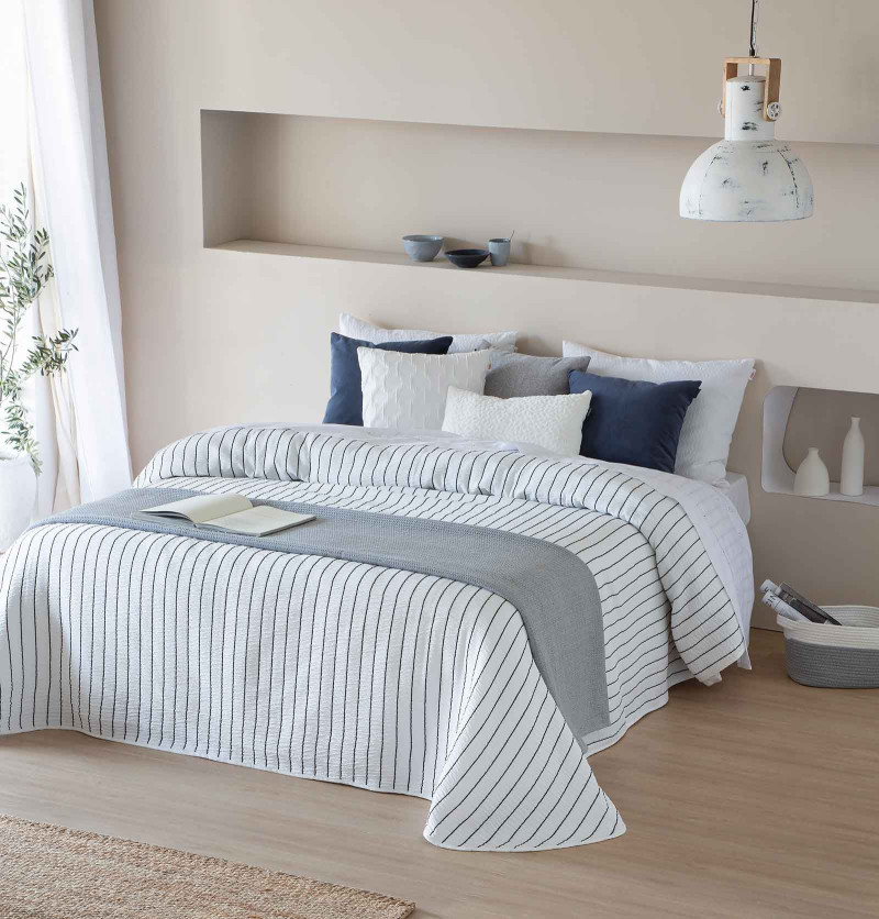 Couvre lit Kimberly noir Antilo