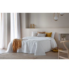 Couvre-lit Kimberly beige Antilo - Blancollection