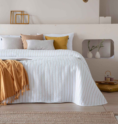 Couvre lit Kimberly beige Antilo