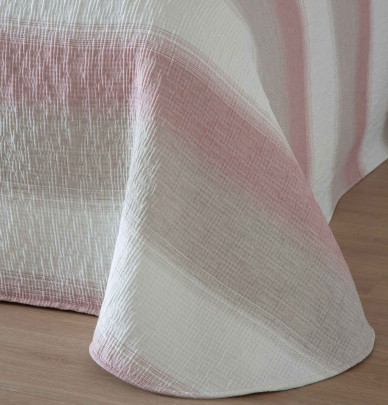 Couvre-lit Nilsen rose Antilo