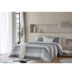 Couvre-lit Nilsen gris Antilo - Blancollection