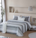 Couvre lit Nilsen gris Antilo