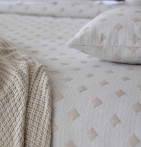 Couvre-lit réversible Noly beige Antilo - Blancollection