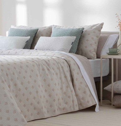 Couvre lit jacquard réversible Noly Antilo