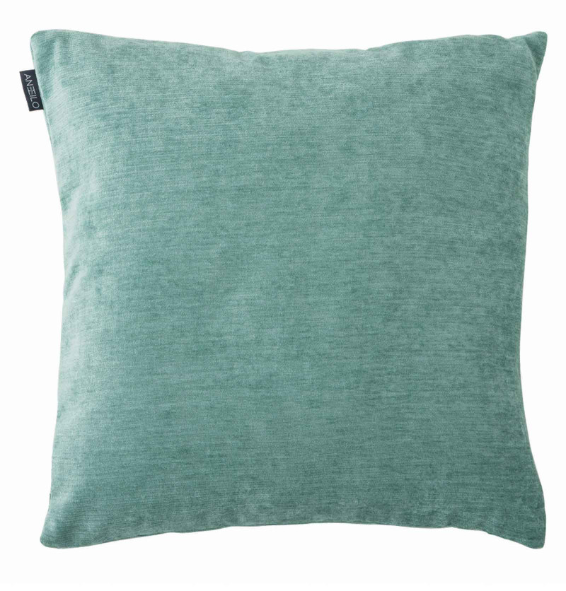 Housse coussin velours Soul vert turquoise Antilo