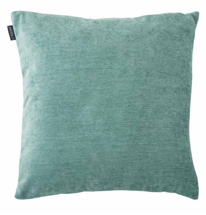 Housse coussin velours Soul vert turquoise Antilo