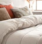 Couvre-lit matelassé Lulu beige clair Antilo - Blancollection