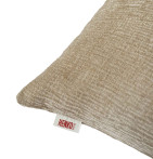 Housse coussin velours Lulu ficelle Antilo - Blancollection