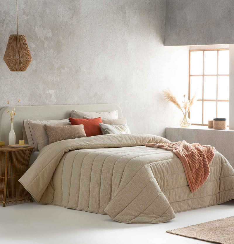 Couvre-lit matelassé Lulu ficelle Antilo