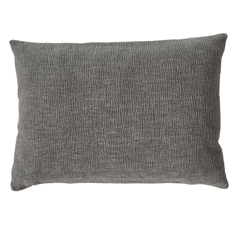 Housse de coussin Lulu gris foncé Antilo